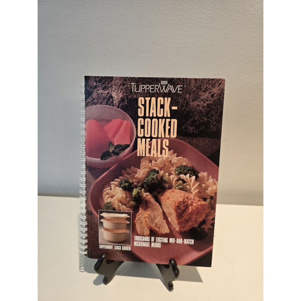 Tupperwave Stack-Cooked Meals Cookbook #33409 Tupperware Microwave Mix Match...